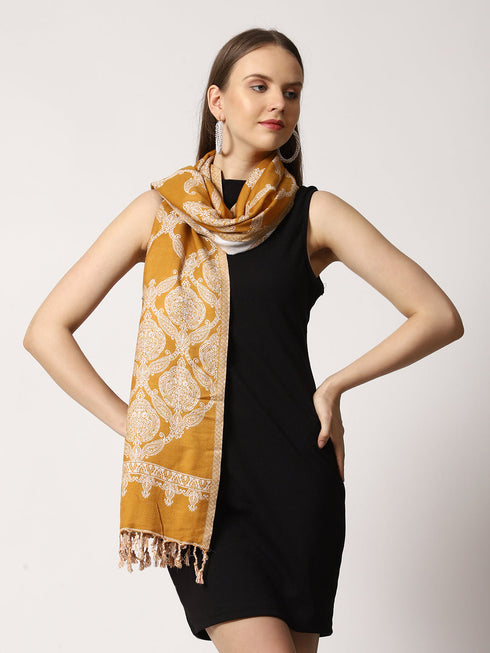 Women's Jamawar Wool Stole